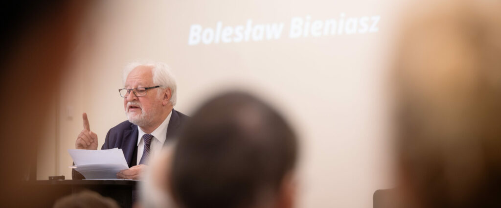 Wykład ucznia i asystenta prof. Felińskiego – Profesora Bolesława Bieniasza